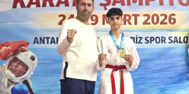 ELAZIĞLI SPORCUDAN KARATEDE BİRİNCİLİK